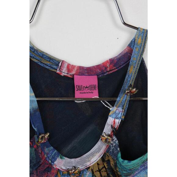 00's Save The Queen Abstract Tank Top - Picture 5 of 7